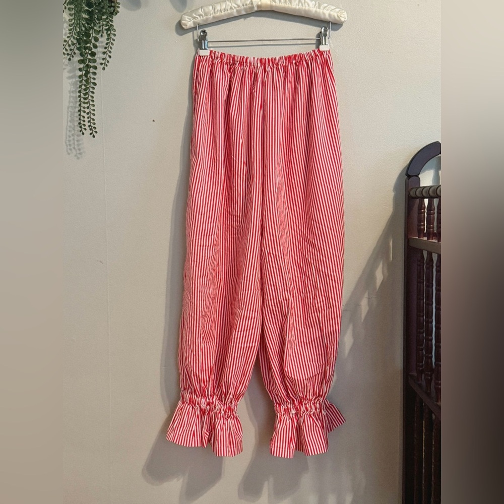 Red Striped Women’s Bloomer Pants